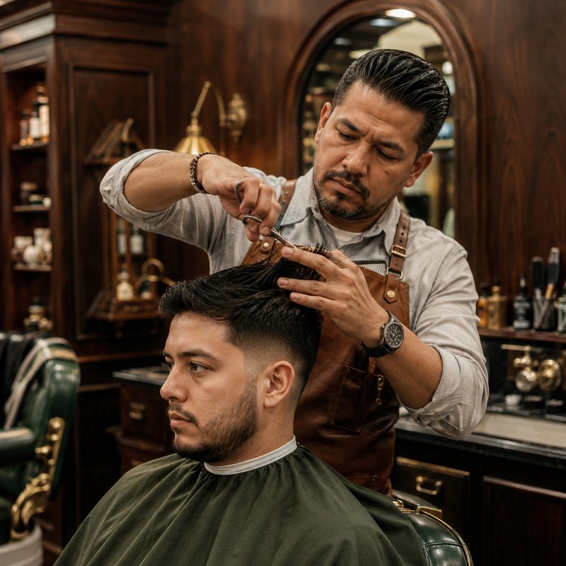 Stylist at work